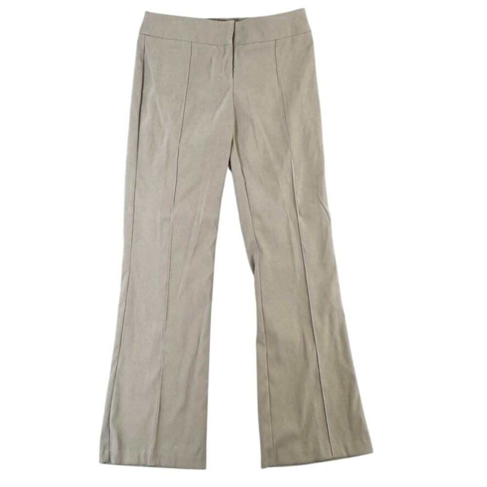 White House Black Market Tan Khaki Flare Leg Dress Pants WHP5878 Size 10
